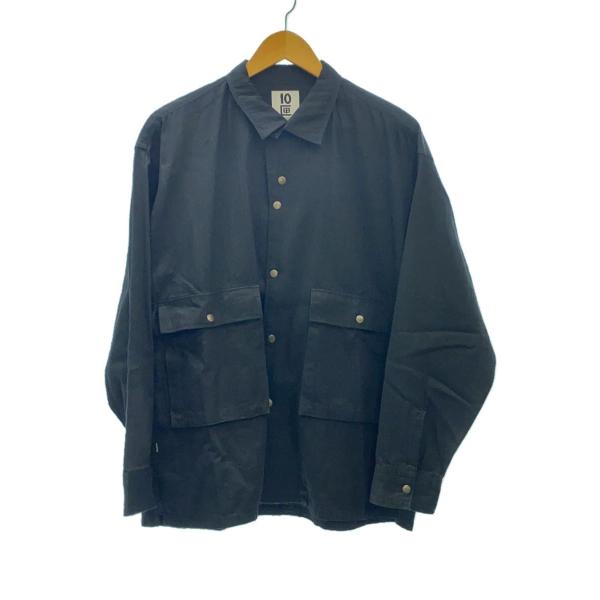 TENBOX◆DRUG DEALER SHIRT/長袖シャツ/M/コットン/BLK