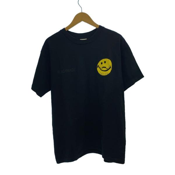 READYMADE◆Cut &amp; SewnTシャツ/M/コットン/BLK/RE-CO-BK-ES-00...