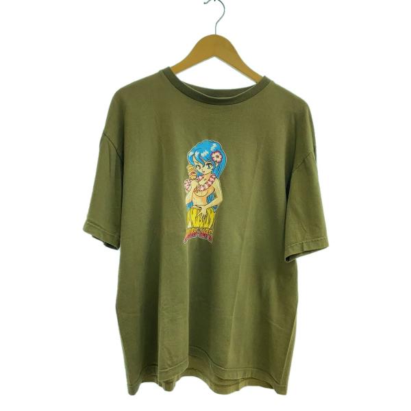 HOOK UPS/ジェルミクライン/Tシャツ/L/コットン/KHK