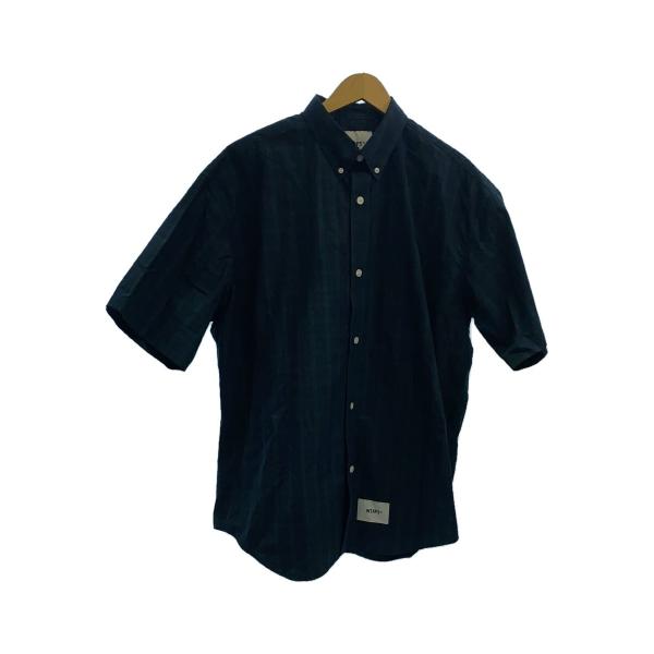 WTAPS◆25SS/半袖シャツ/4/コットン/GRN/チェック/251WVDT-SHM06
