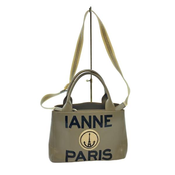 IANNE◆ショルダーバッグ/--/GRY/無地/エアロ/
