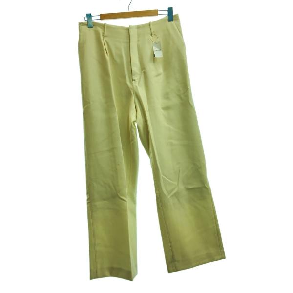 AURALEE◆23AW/LIGHT MELTON SLACKS/5/ウール/CRM/A23AP02...