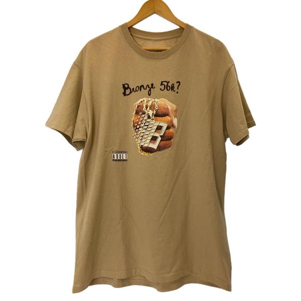 BRONZE56k◆Tシャツ/XL/コットン/BEG/プリント