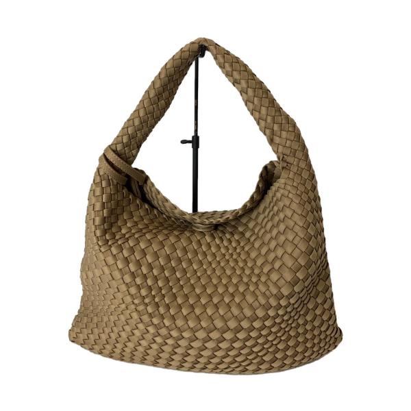 TOPKAPI◆編み込みトートバッグ/--/BEG/ショルダー/ポーチ/点セット