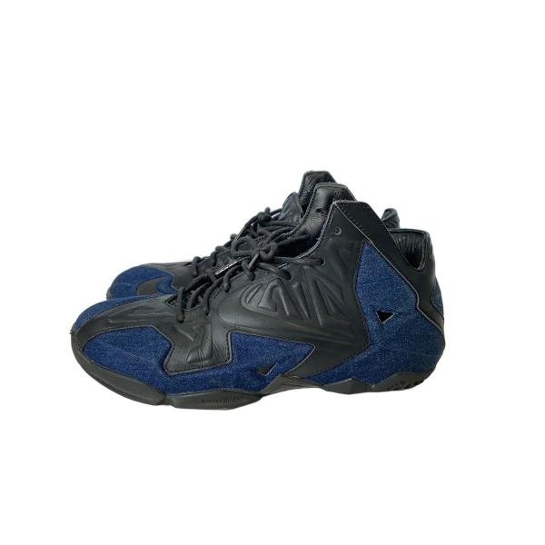 NIKE◆LEBRON XI EXT DENIM QS/レブロンデニム/ブラック/659509-00...