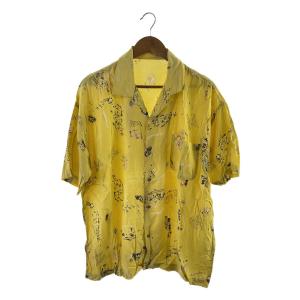Porter Classic◆ALOHA SHIRT FRENCH FILM/アロハシャツ/M/レーヨン/YLW//