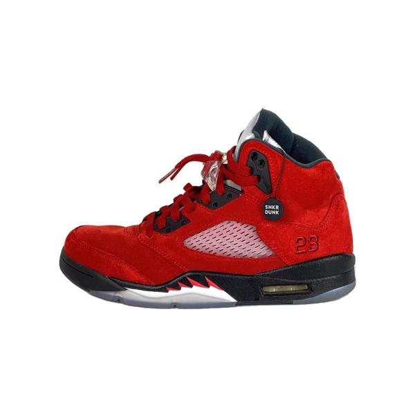 NIKE◆AIR JORDAN 5 RETRO_エア ジョーダン 5 レトロ/US8/RED