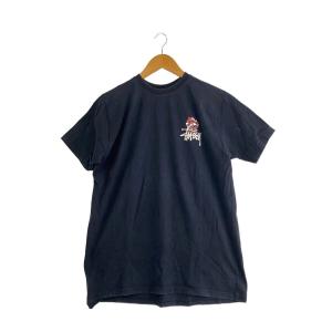 STUSSY◆Tシャツ/L/コットン/BLK//