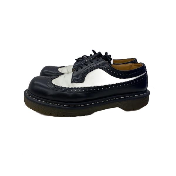 Dr.Martens◆ドレスシューズ/UK9/BLK/レザー/3989 BEX BROGUE//
