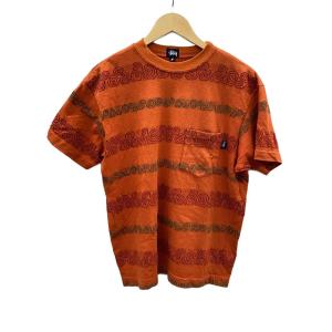 STUSSY◆Tシャツ/S/コットン/ORN/総柄//