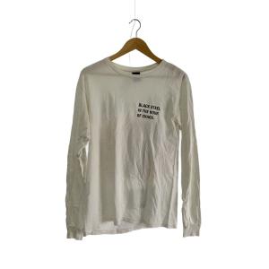 STUSSY◆Tシャツ/M/コットン/WHT/プリント