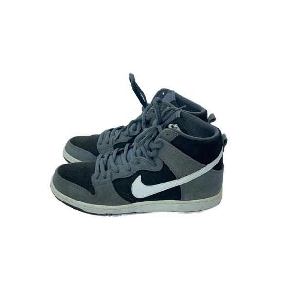 NIKE◆SB ZOOM DUNK HIGH PRO/ズームダンクハイプロ/グレー/854851-0...