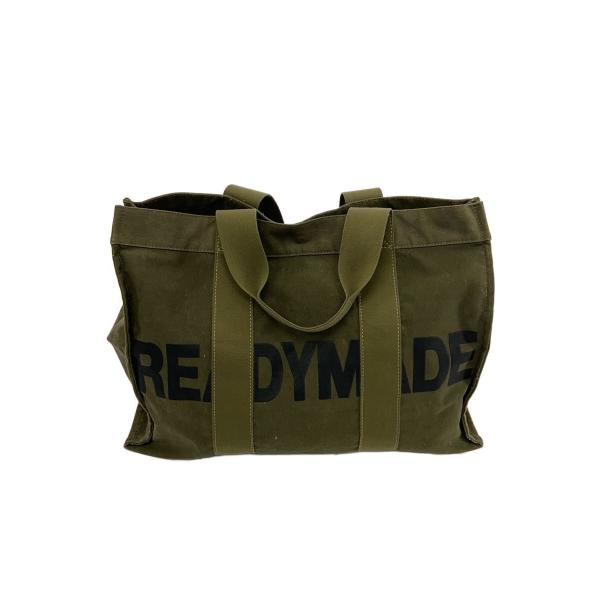 READYMADE◆トートバッグ/コットン/GRN/EASY TOTE//