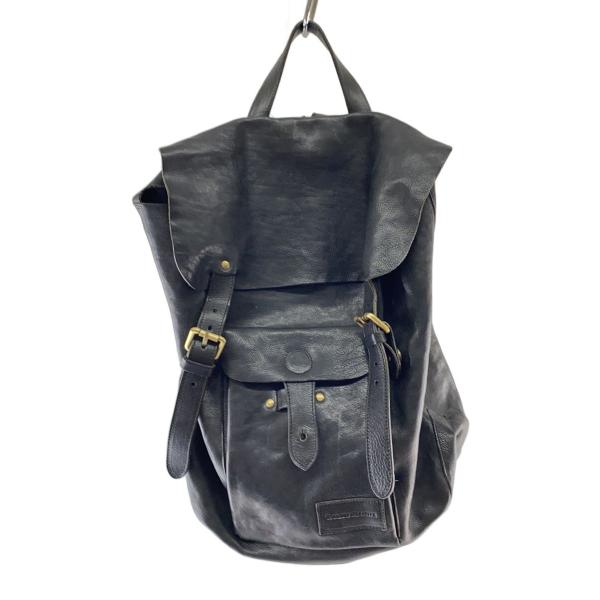 OFFICINE CREATIVE◆リュック/レザー/BLK