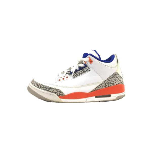 NIKE◆AIR JORDAN 3 RETRO/エアジョーダンレトロ/ホワイト/136064-148...