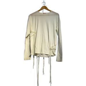 MASU◆STAR BRAID L/S T-SHIRTS/46/コットン/WHT/MSSS-CS1122/着用感有//