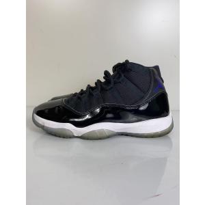 NIKE◆AIR JORDAN 11 RETRO/エアジョーダンレトロ/ブラック/378037-003/26cm/BLK