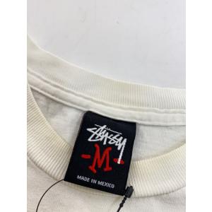STUSSY◆Tシャツ/M/コットン/WHT/...の詳細画像2