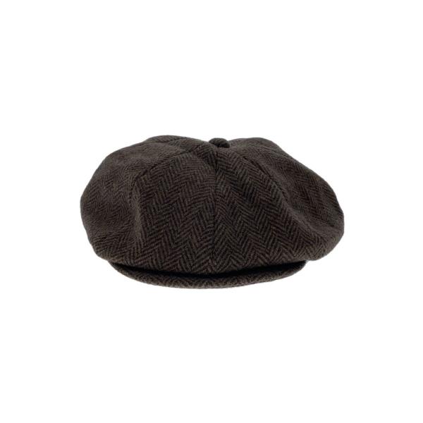 Unlikely◆Newsboy Cap Wool Tweed/ハンチング/BRW/メンズ/U24F...