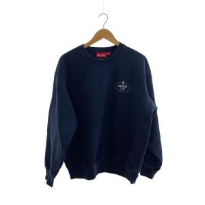 Supreme◆24AW/Crest Crewneck スウェット/L/コットン/NVY//