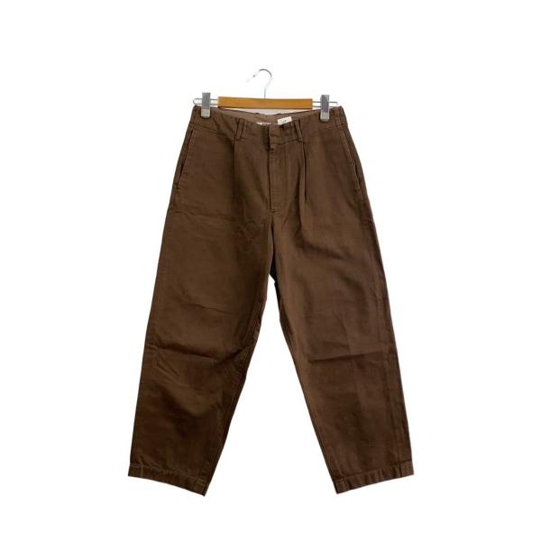 AURALEE◆WASHED FINX CHINO TAPERED PANTS/ボトム/3/コットン...