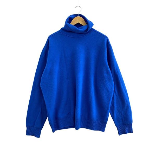 HOMME PLISSE ISSEY MIYAKE◆ニット・セーター(厚手)/--/ウール/BLU/...