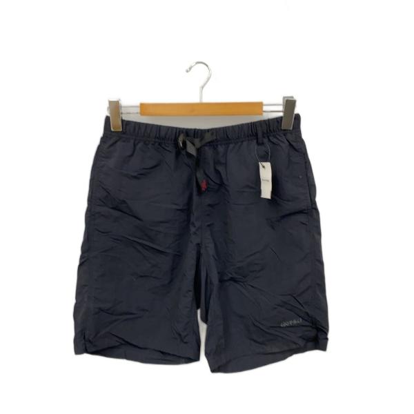 GRAMICCI◆NYLON PACKABLE G-SHORT/ショートパンツ/L/ナイロン/BLK...