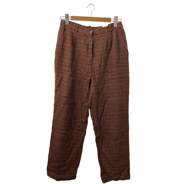 PENDLETON◆ボトム/--/ウール/RED/千鳥格子