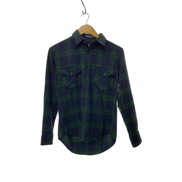 PENDLETON◆ネルシャツ/S/--/GRN