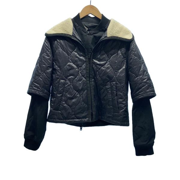 PRODUCT LAB/21AW/キルティング/レイヤードジャケット/L/ナイロン/BLK/PRL0...
