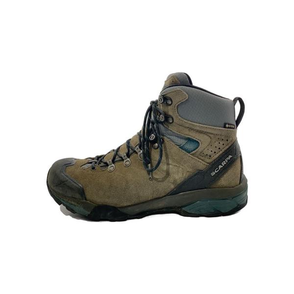 SCARPA◆ZG treck GTX/トレッキングブーツ/US8.5/KHK/スウェード/6707...