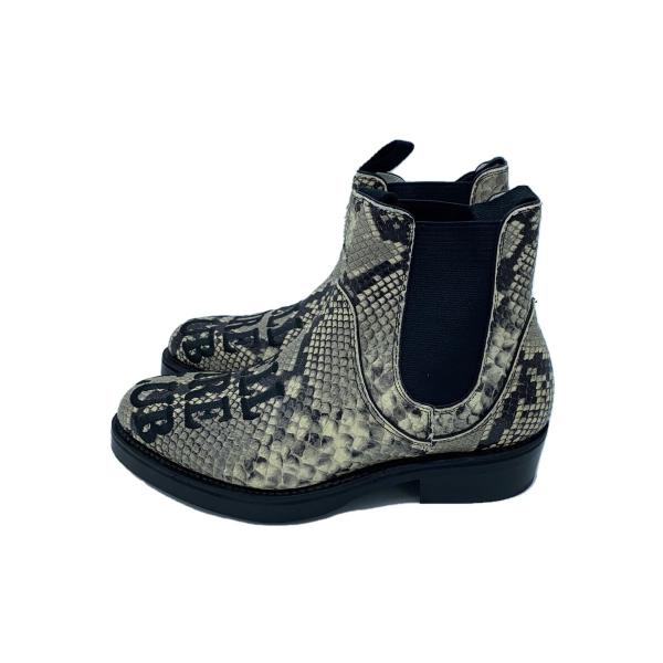 KIDS LOVE GAITE◆サイドゴアブーツ/US7/キャメル/パイル/1901013//