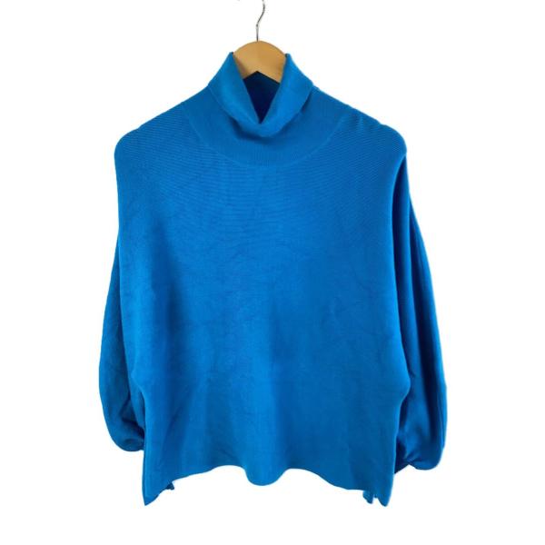 RIM.ARK◆ニット・セーター(厚手)/36/レーヨン/BLU/460GAL70-0300