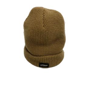 STUSSY◆ニットキャップ/--/アクリル/CML/メンズ