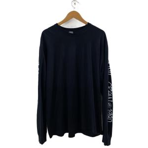 STUSSY◆長袖Tシャツ/XL/コットン/BLK//