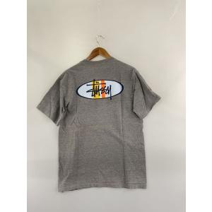 STUSSY◆Tシャツ/L/コットン/GRY/...の詳細画像1