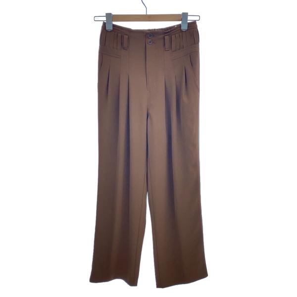 AMERI◆ボトム/M/ポリエステル/BRW/無地/01310860750