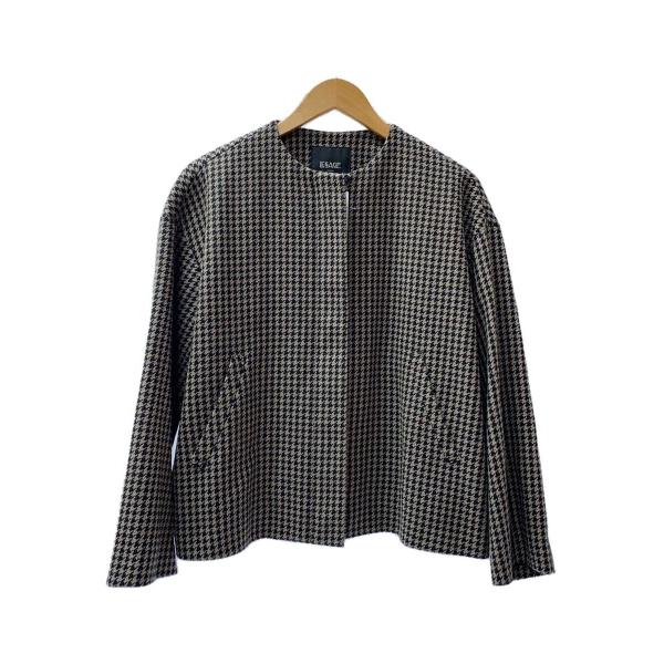JOURNAL STANDARD L’essage◆ジャケット/--/アクリル/BRW/千鳥格子/2...