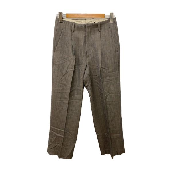 LIDNM◆スラックスパンツ/S/ポリエステル/BRW/チェック/lm22aw11442-34-01...