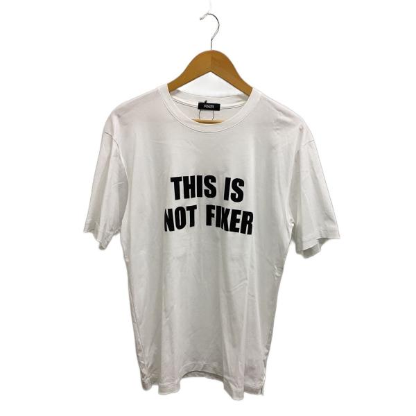 fts-06/FIXER/THIS IS NOT FIXER /プリントTシャツ/XL/コットン/W...
