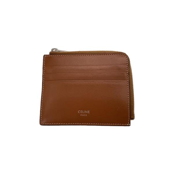 CELINE◆カードケース/レザー/BRW/レディース/10K082CZ1.04LI//