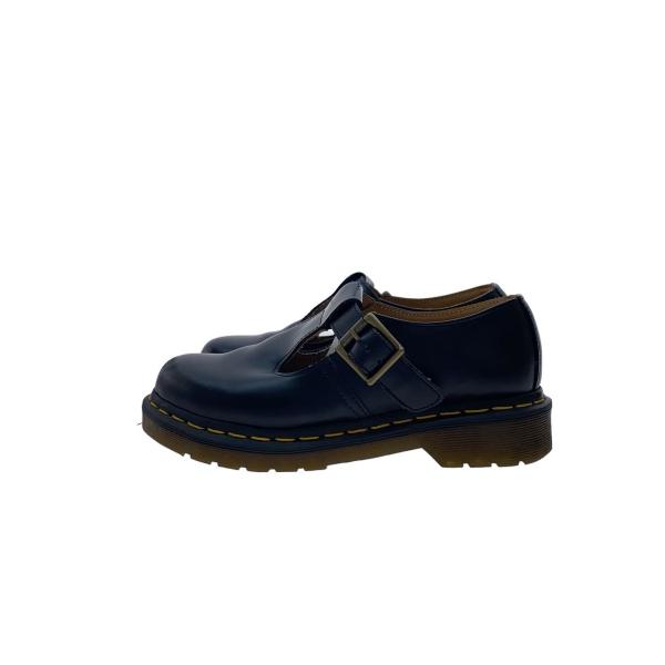 Dr.Martens◆ドレスシューズ/22cm/BLK/レザー/POLLEY/Tバーシューズ//