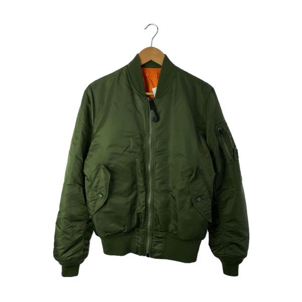 ALPHA INDUSTRIES◆ブルゾン/M/ナイロン/KHK/20004-203