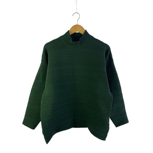 PLEATS PLEASE ISSEY MIYAKE◆トップス/--/ポリエステル/GRN/PP43...