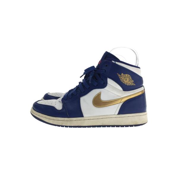 NIKE◆AIR JORDAN 1 RETRO HIGH/エアジョーダンレトロハイ/ブルー/3325...