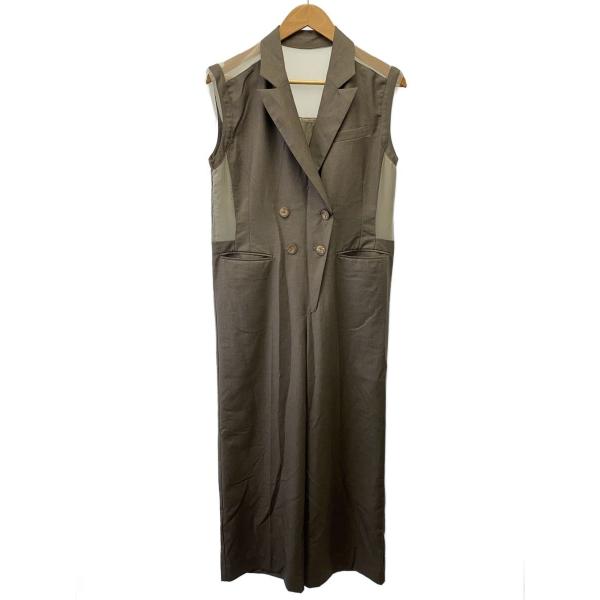 AMERI◆オールインワン/S/ポリエステル/GRY/0225105751230