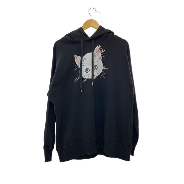 Vivienne Westwood RED LABEL◆パーカー/M/コットン/ブラック/プリント/...