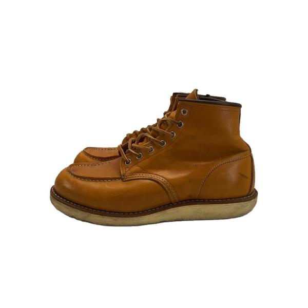 RED WING◆IRISH SETTER 6 MOC/犬タグ復刻/27cm/キャメル/レザー/98...