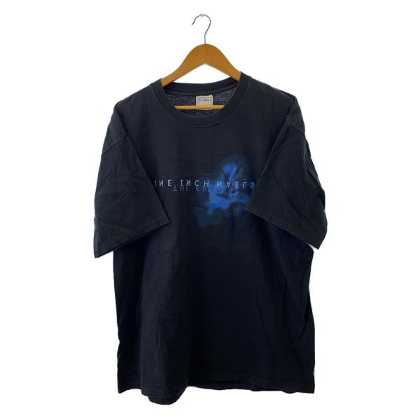 All Sport◆90s/USA製/NINE inch nails/Tシャツ/XL/コットン/ブラ...