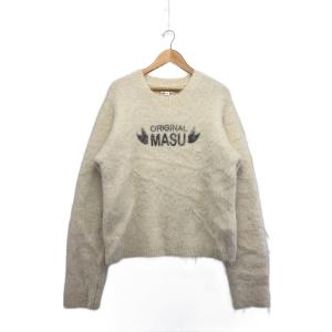 MASU◆ニット・セーター(厚手)/48/--/CRM//